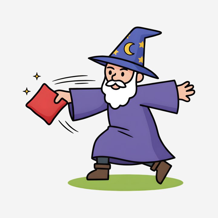 Bag Wizard design close-up