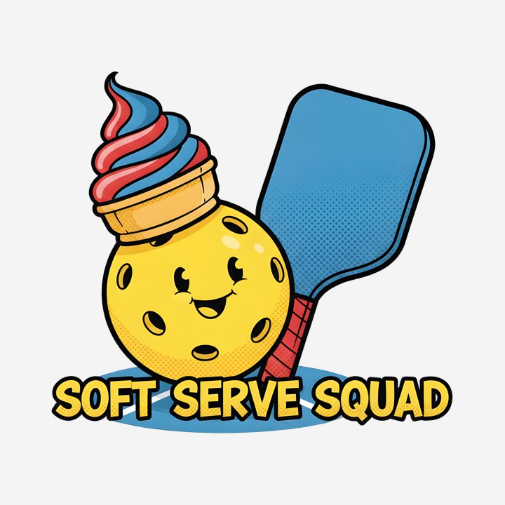Soft Serve Squad design close-up