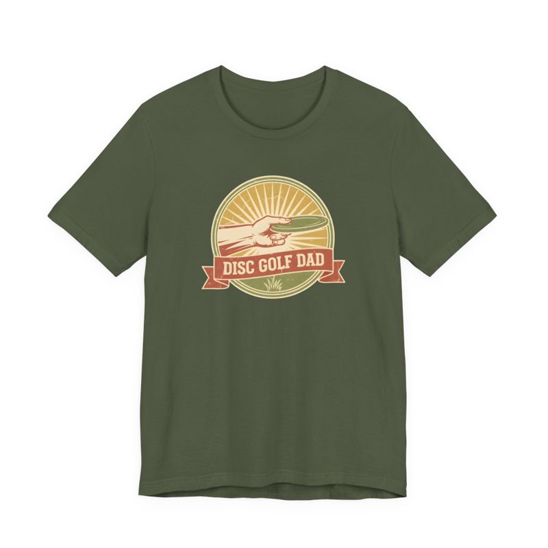 Disc Golf Dad - Vintage Badge