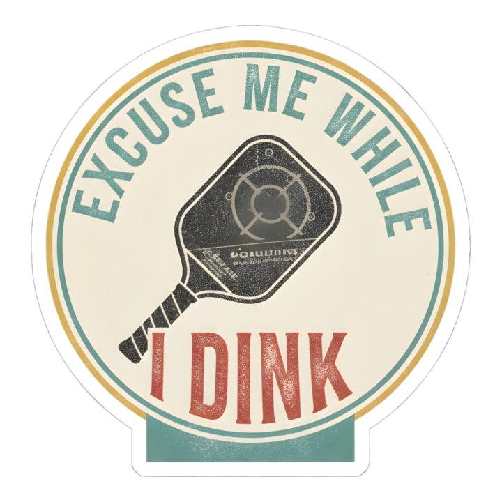 Excuse Me While I Dink (Vintage Badge)