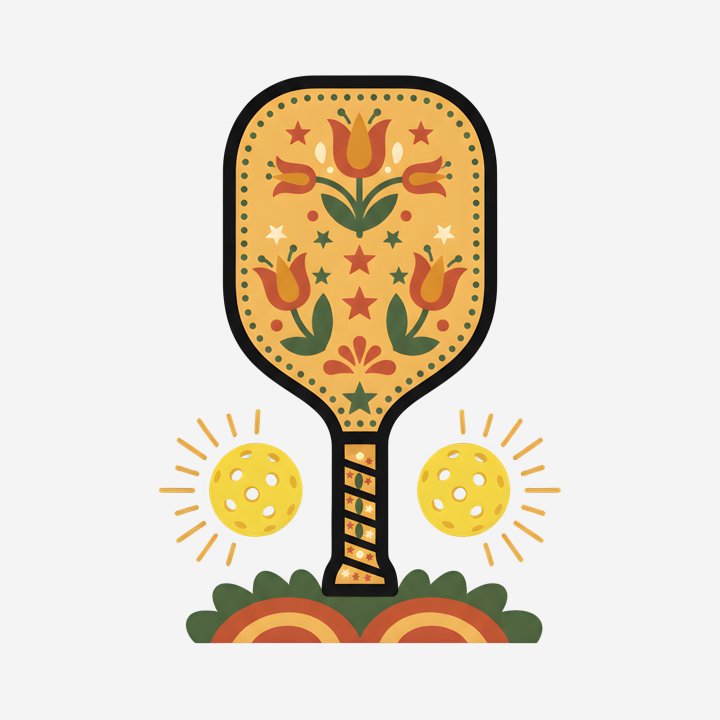 Folk Art Kitchen Guardian design close-up