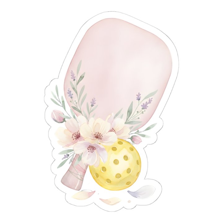 Watercolor Pickleball Bouquet