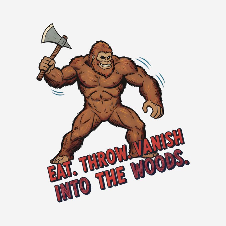 Sasquatch Bullseye Diet Plan design close-up