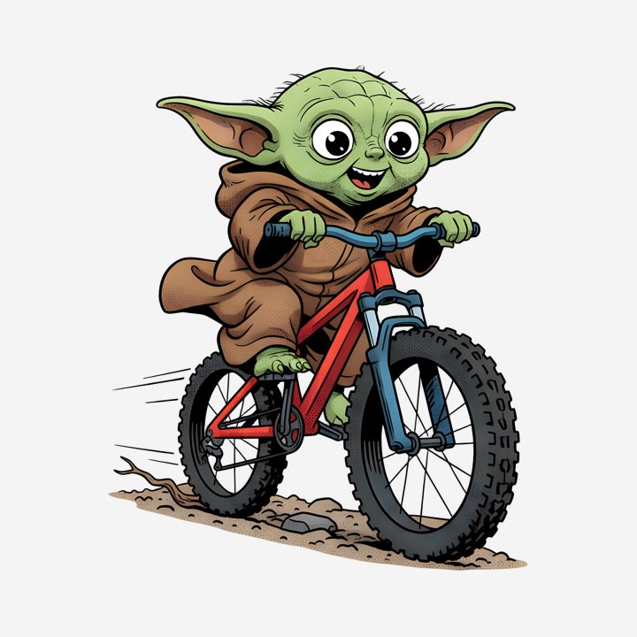 Grogu Shreds the Trail