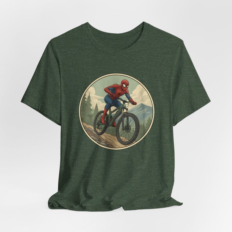 Spider-Man Shreds the Singletrack