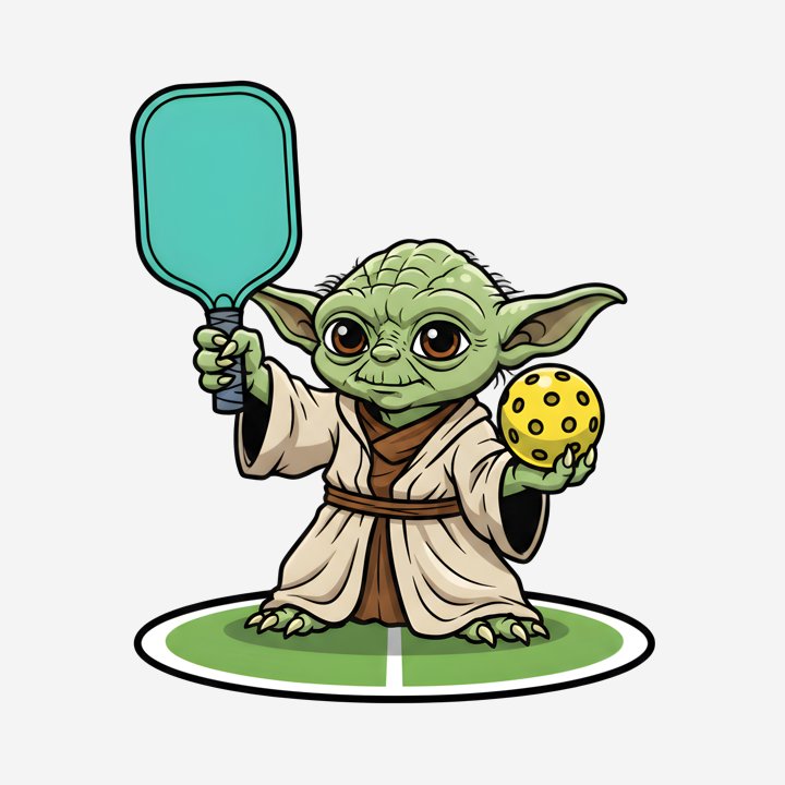 Master Yoda Dinks, He Does design close-up
