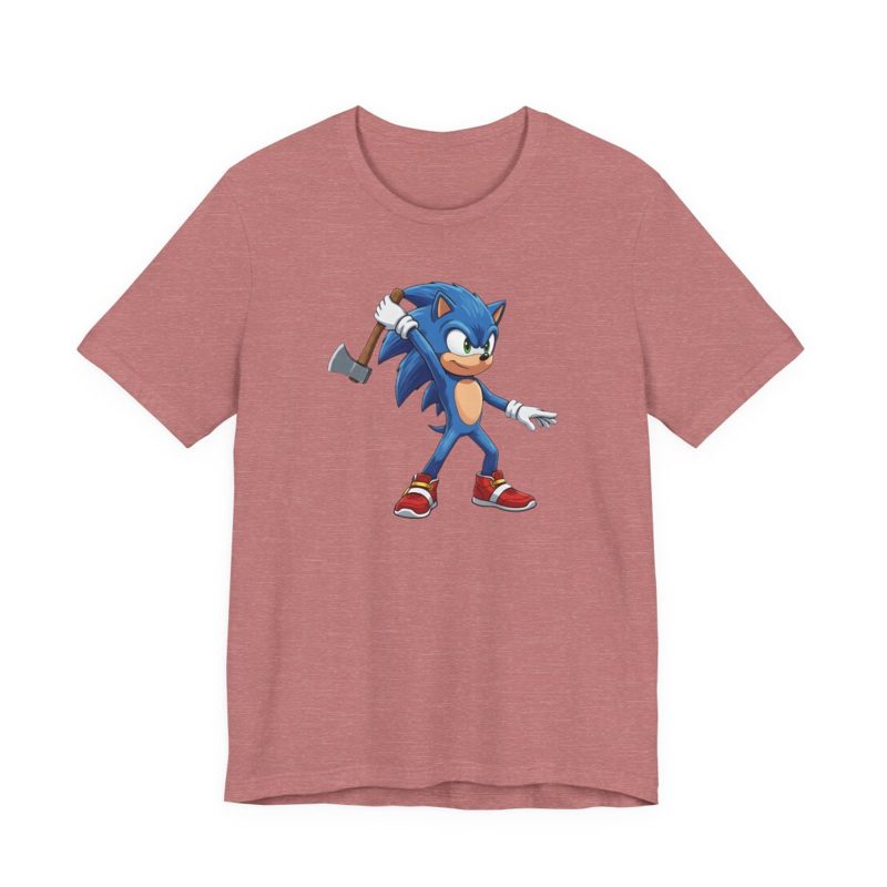 Sonic the Hedgehog Winds Up an Axe Throw