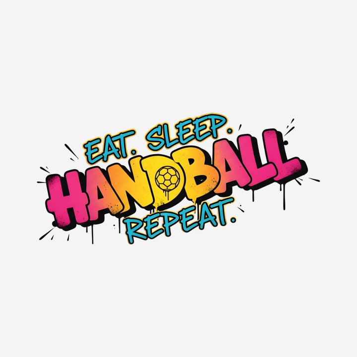 Handball Over Everything design close-up