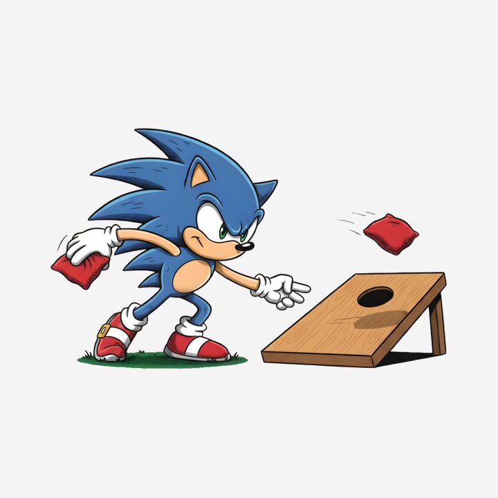Sonic the Hedgehog Bag Blitz design close-up