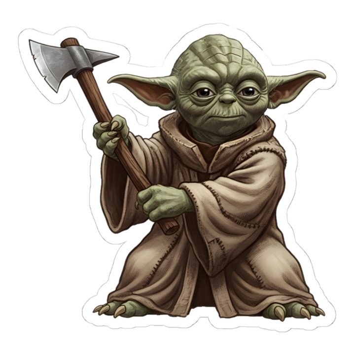 Yoda Axe Throwing Master