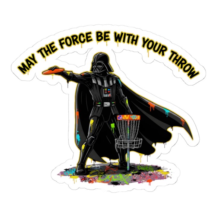May the Fore Be With You: Darth Vader Disc Golf