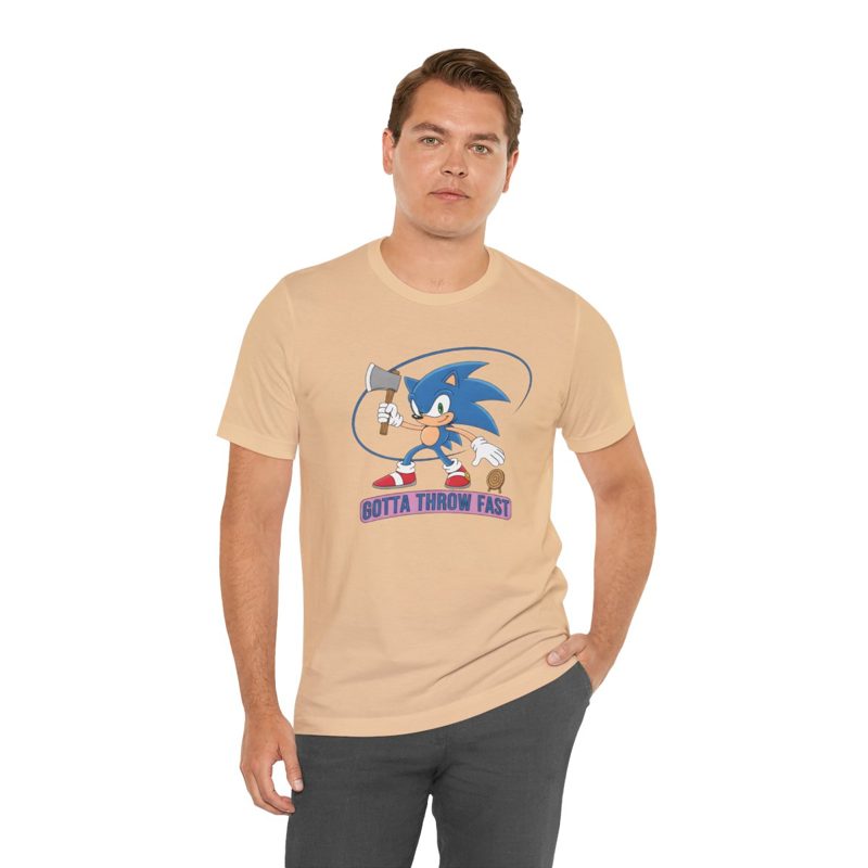 Sonic the Hedgehog Winds Up a Hatchet Throw