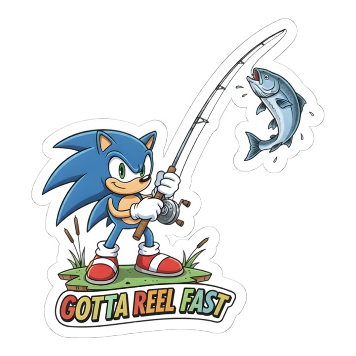 Sonic the Hedgehog Gone Fishing