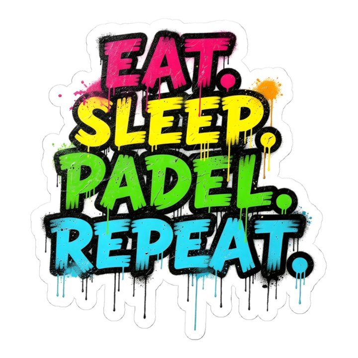 Padel Addict Graffiti Tag